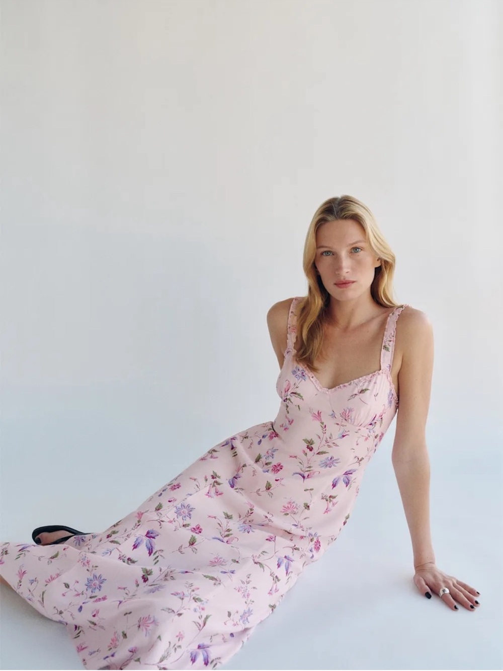 NWT Reformation Tully Dress STELLA size 0 - Picture 3 of 13